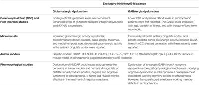 A Selective Review of the Excitatory-Inhibitory Imbalance in Schizophrenia: Underlying Biology, Genetics, Microcircuits, and Symptoms